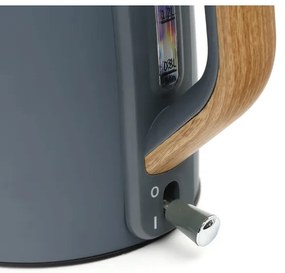 Fierbător de apă 1,7 l 2400W/230V oțel inoxidabil/gri