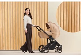 Cărucior de copii combinat 3 în 1 KINDERKRAFT SELECT PRIME 2 Premium Sandrose bej