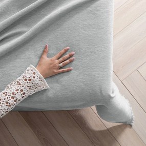 Cuvertură gri deschis din janilie 220x240 cm Talo – Filumi