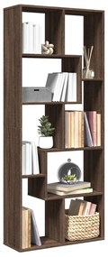 vidaXL Bibliotecă/separator cameră stejar maro 67x25x161,5 cm lemn