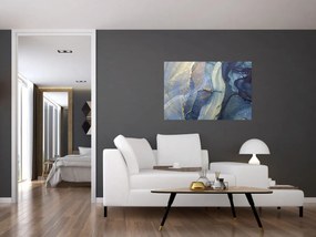 Tablou - Abstracție cu cerneală cu alcool (90x60 cm)