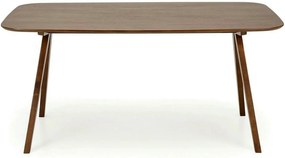 Masa MIGUEL, nuc, furnir/lemn, 160x90x75 cm