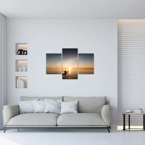Tablou - caiac pe mare (90x60 cm)