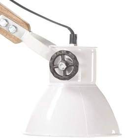 Lampa de perete, stil industrial, alb, rotund, E27 Alb, 1