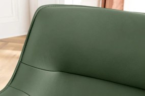 Set 2 scaune Pivotante, Piele Naturala LE GRAND verde