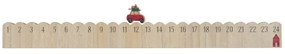 IB Laursen Calendar de Craciun din lemn DRIVING CAR