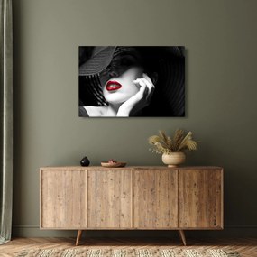 Tablou - Femeie cu pălărie (90x60 cm)