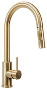 Baterie de bucătărie Rea Fresh brush gold