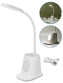 Lampă LED reîncărcabilă dimabilă de masă Aigostar LED/2,8W/5V 1800mAh 3000/5000K alb