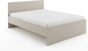 Pat ELISA 180 x 200 cm, casmir bej Saltele: Saltea Sommera 18 cm, Somiera pat: Cu lamele drepte