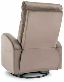 Fotoliu recliner Olimp velvet cappuccino Blu38