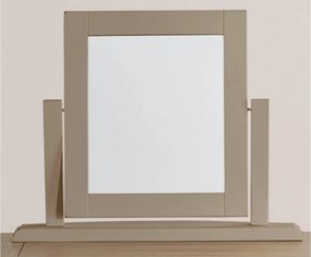 Oglindă lemn masiv gri Ives Personalizabilă, 60 × 16 × 46 cm
