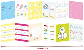 CARTE DE COLORAT SI TRASAT LINII, READY TO TRACE BEGINNER LINES - BANANA PANDA (BP50158)