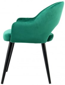 Set 2 scaune tapitate Joris verzi