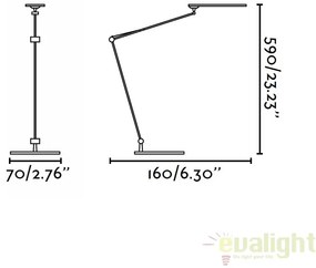 Lampa LED office design minimalist ITO 52071
