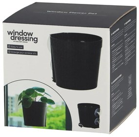 Set 2 ghivece cu ventuze pentru fereastră Esschert Design, înălțime 12,1 cm