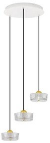 Lustra cu 3 pendule LED design modern KEROS