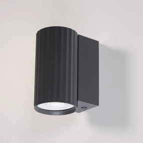 Aplica minimalista din aluminiu canelat Anna Wall 1 negru