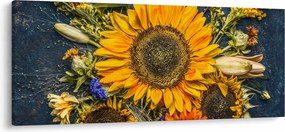Tablou - Flori de toamnă (120x50 cm)
