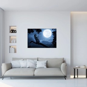 Tablou - Bufnița de noapte (90x60 cm)