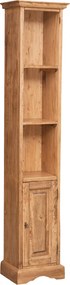 Biblioteca mica, L40 30 H196 cm, natur antichizat, lemn masiv