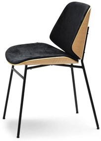 Scaun Jordan (stejar negru + negru). 1111083