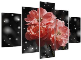 Tabloucu floare roz (150x105 cm)