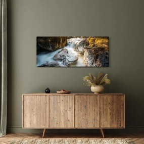 Tablou - Râul din pădure (120x50 cm)