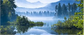 Tablou cu lac montan (120x50 cm)
