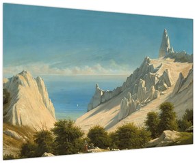 Tablou - Georg Emil Libert, View of Sommerspiret, the Cliffs of Møn, reproducere (90x60 cm)