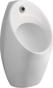 Pisoar cu alimentare ascunsa Inter Ceramic si actionare electronica alb mat