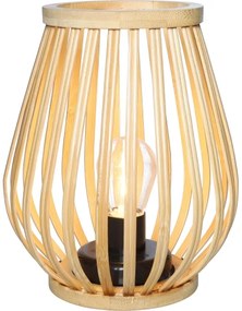 Lampă LED decorativă de masă Solight WO3106 LED/2xAA bambus