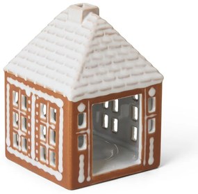 Sfeșnic pentru lumânări pastilă din ceramică Gingerbread Lighthouse – Kähler Design