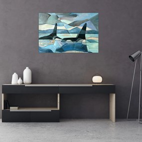 Tablou - Balene (90x60 cm)