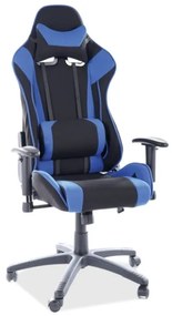 Fotoliu de birou Verra (negru + albastru). Promo -6%. 1050654