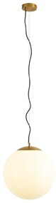 Lampă suspendată scandinavă din sticlă opal 40 cm - Ball 40