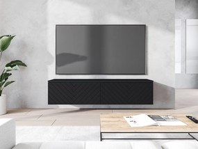 Dulap TV Dlana 140 MDF (Negru grafit + Negru) . 1106203