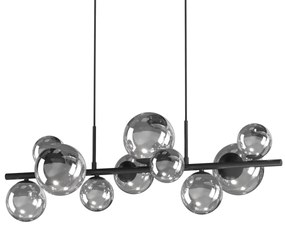Lustră pe cablu ONLI PALOMA 10xG9/10W/230V negru/fumuriu