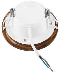 LED Spot WOODY 5,5W 230V 4000K cireș Ø10 cm