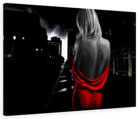 Tablou canvas Red Dress 120x80 cm
