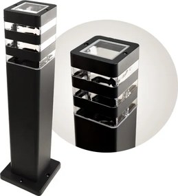 Lampă de exterior SANTA 1xE27/60W/230V, 50 cm, IP54, negru