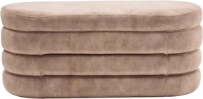 Bancheta cu spatiu de depozitare, Catifea Sampanie, VOQUE 115cm A-46686 VC