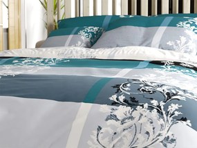 Lenjerie de pat din microfibra LUXURY turcoaz Dimensiune lenjerie de pat: 2 buc 70 x 90 cm | 200 x 220 cm