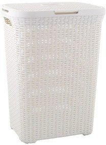 Coș de rufe STYLE RATTAN 60 l crema CURVER