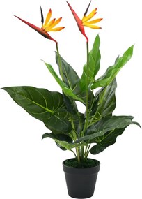 vidaXL Plantă artificială Strelitzia Reginae Pasărea paradisului 66 cm