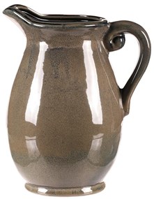 Cana ceramică gri, 18 x 20 x 28 cm, mare, 28 cm