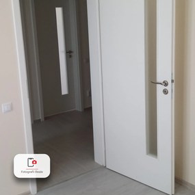 Usa HDF cu toc reglabil din MDF PAL - Colectia GOLD 1.4 - Culoare Alb Toc fix drept 90mm, Alb, Folie Decor