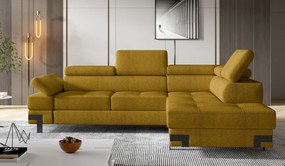 Coltar living extensibil Emporio L pe dreapta - L262 x l223 x h90 cm