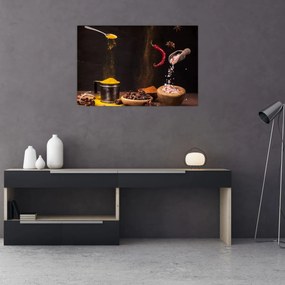 Tablou - Condimente în mișcare (90x60 cm)