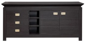 Comoda Saigon Cantori Cu 2 Usi Si 3 Sertare, 177 Cm